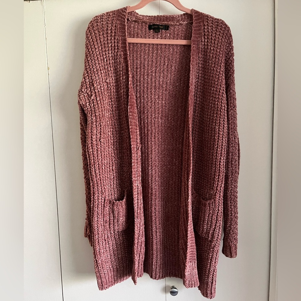 Love Tree Oversized Cardigan - Size M